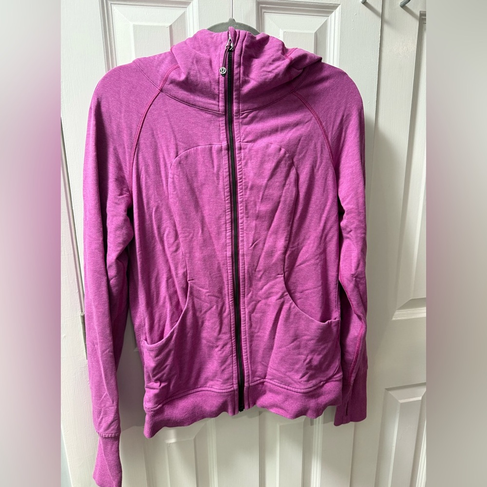 Lululemon mid weight zip up jacket size 8 EUC